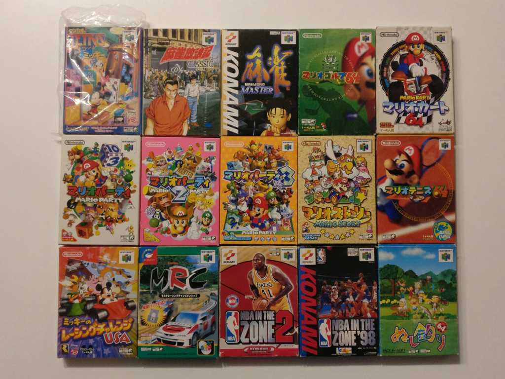 Collection Nintendo 64 (fullset PAL inside, 60+ photos) N64_je42