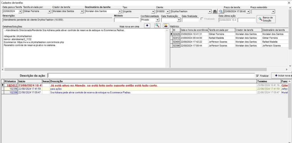 biribi10 Ativar controle de reservas no Ecommerce