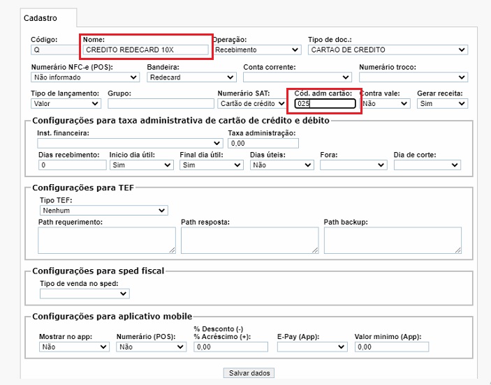 Rejeição SAT: código do erro = -1 ( menos um ) Cadast12