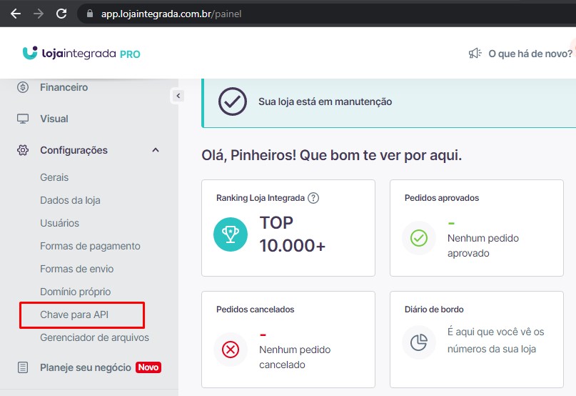 LOJA INTEGRADA - Integração Atendesmart com plataforma Ecommerce de terceiros Chavea10