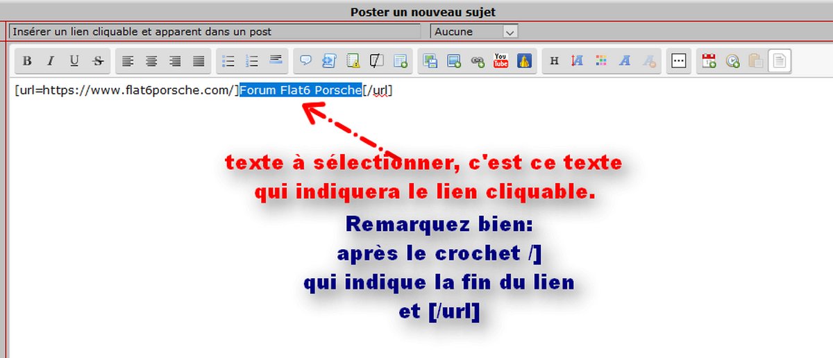 Tuto: Insérer un lien cliquable et apparent dans un post Lien-410