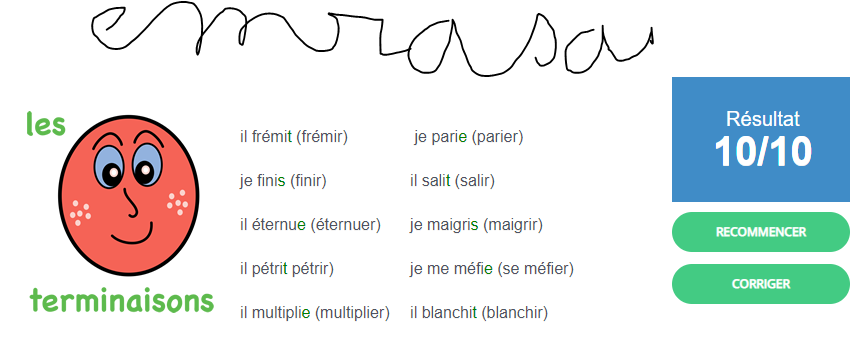 Le présent de l'indicatif (quiz au bas page 1) - Page 19 Captur12