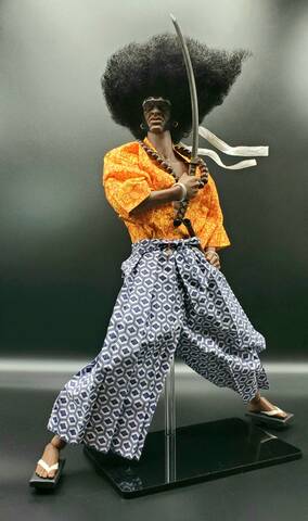 Custom AFRO SAMURAI by 7thBrother Toys