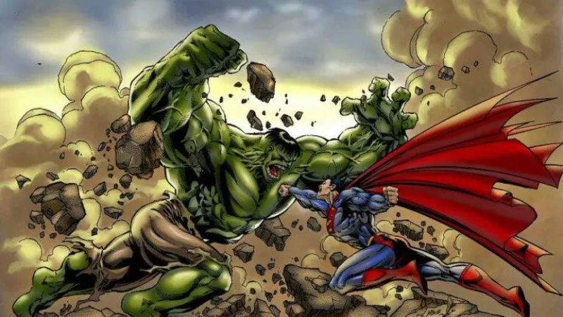 Hulk  x Superman  - Quem é mais poderoso?  Hulk-x10