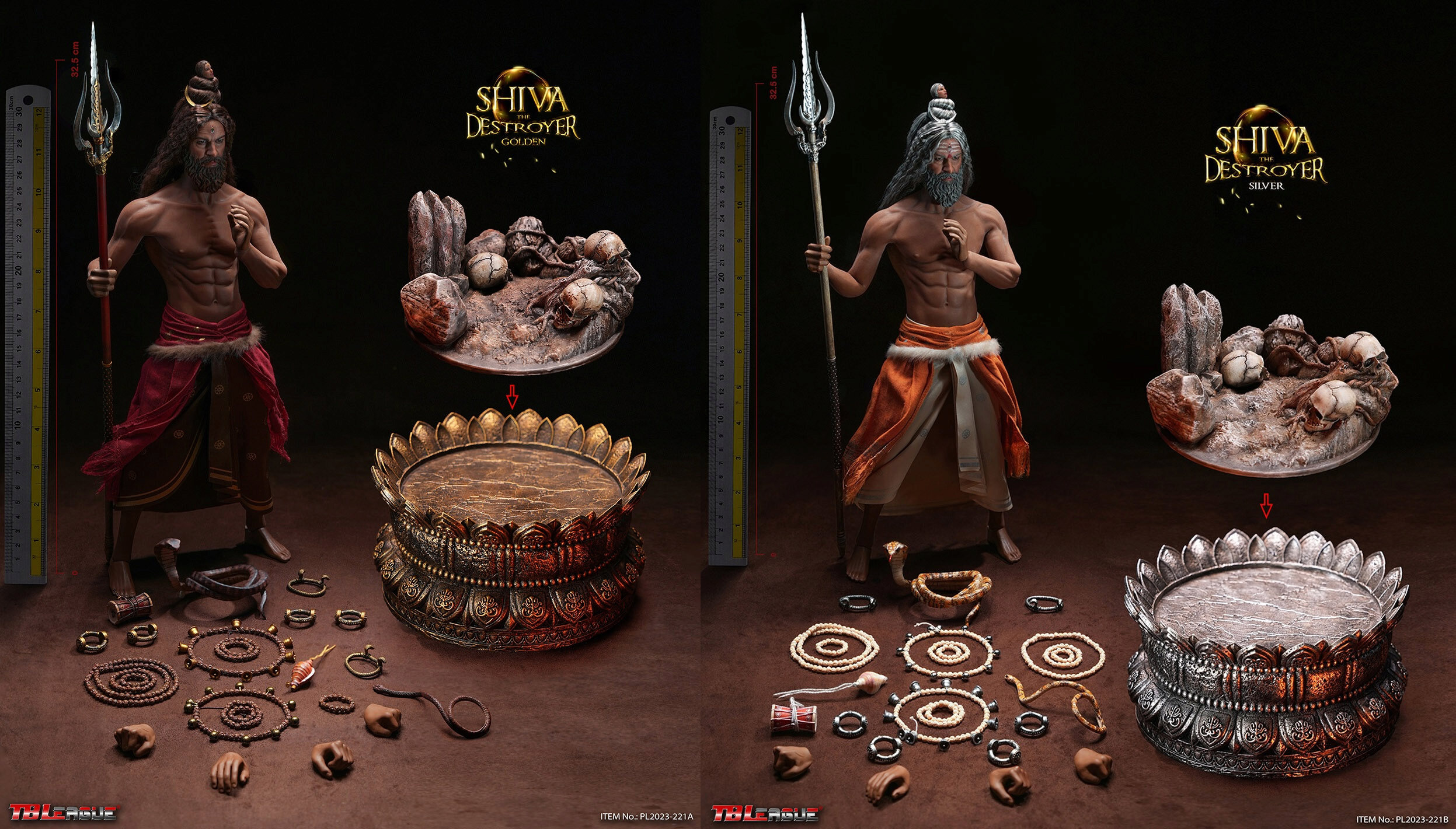 Shiva - NEW PRODUCT: TBLeague - Shiva The Destroyer [gold/silver] (PL2023-221A/B) 0192