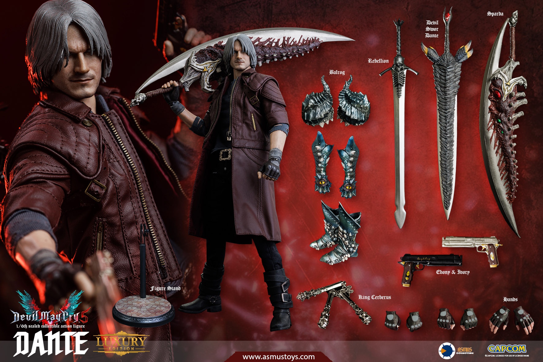 NEW PRODUCT: Asmus Toys - "Devil Hunter/Devil May Cry 5" - Dante Deluxe Edition (DMC502LUX) 0193