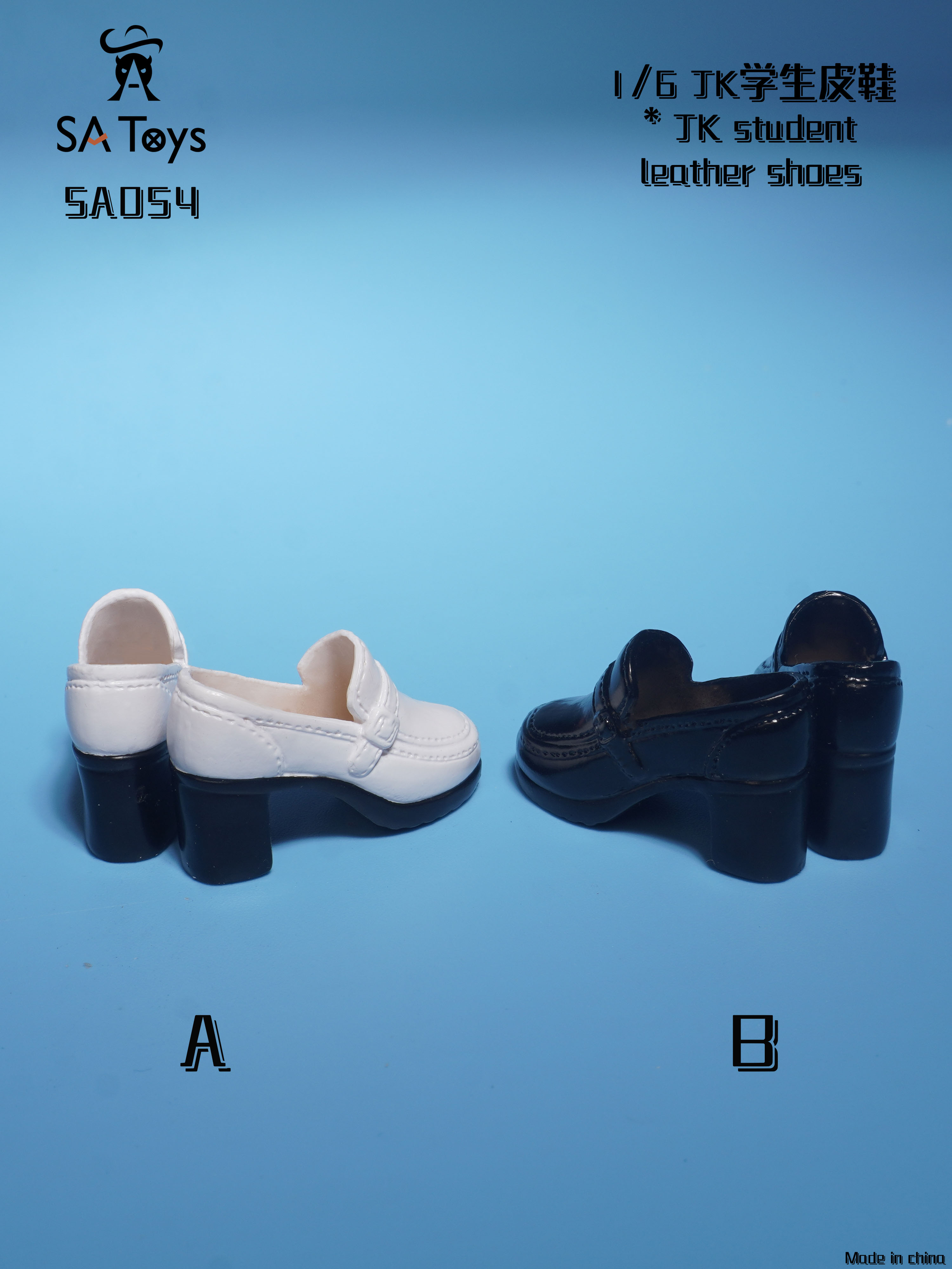 SAToys - NEW PRODUCT: SA Toys - Hollow leather: shoes (SA009 A/B) / Mid tube boots (SA010 A/B) / student shoes (SA054 A/B) 02134