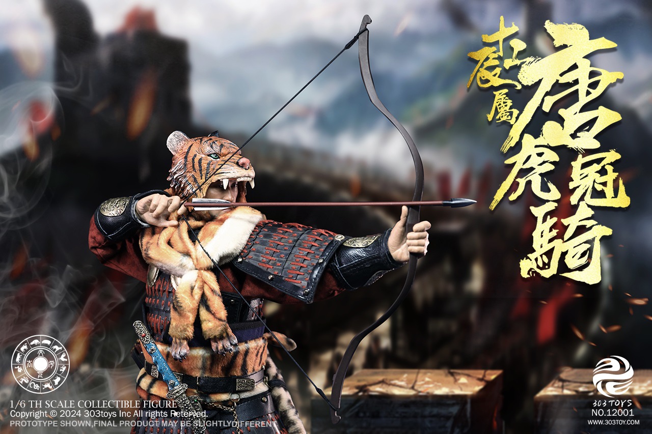 zodiac - NEW PRODUCT: 303TOYS - The Chinese Zodiac Warriors - Tang Elite Tiger Cavalry [copper masterpiece version] (NO.12001) 02143