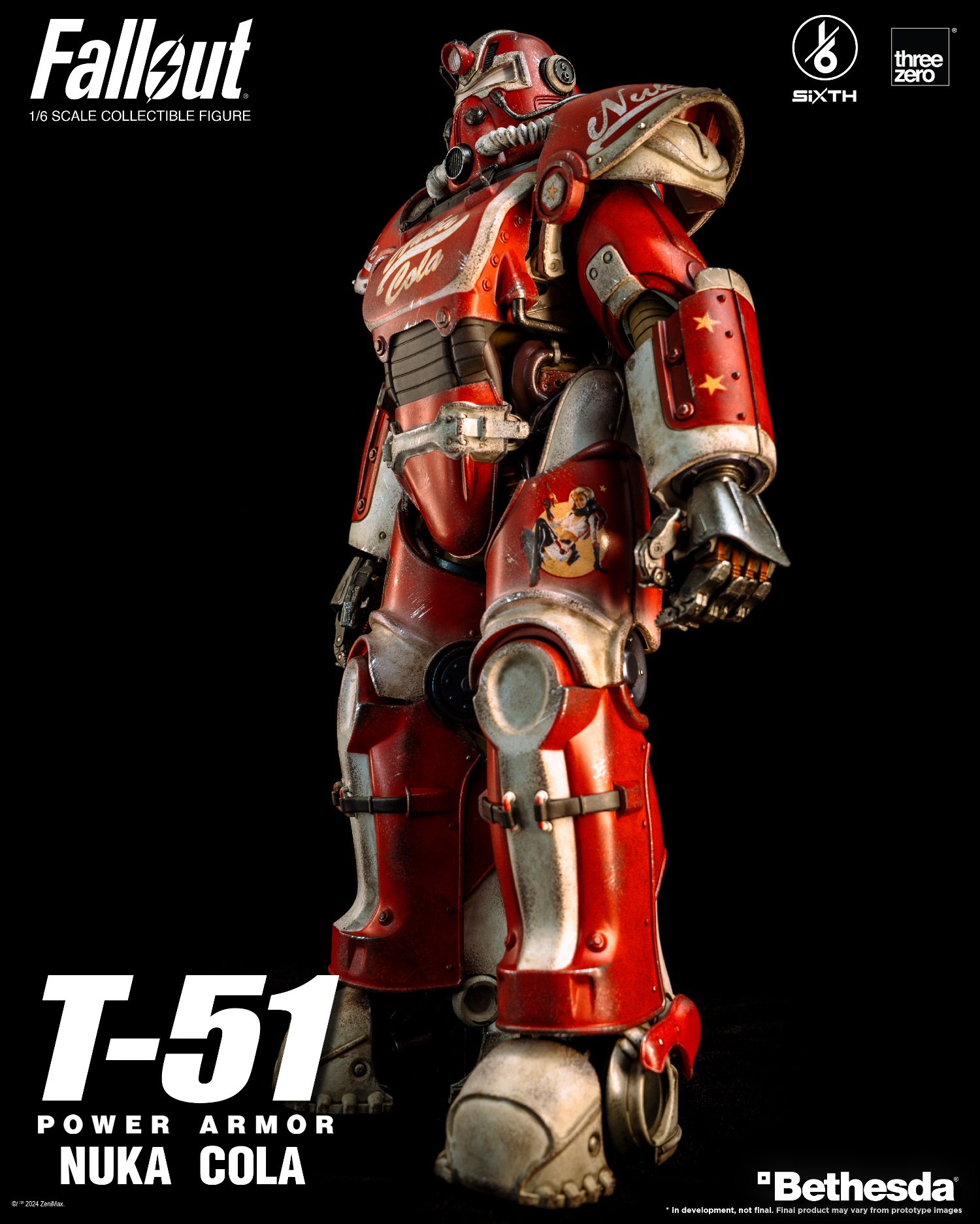 FallOut - NEW PRODUCT: ThreeZero - Fallout: T-51 Nuka-Cola Power Armor #3Z0773 02203