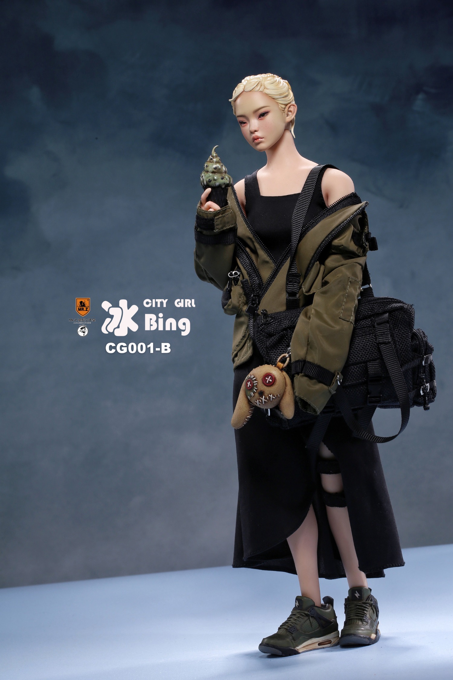 ModelStudio - NEW PRODUCT: Mr.Z model studio - city series first urban girl Mu & Bing #CG001-A/B 04125