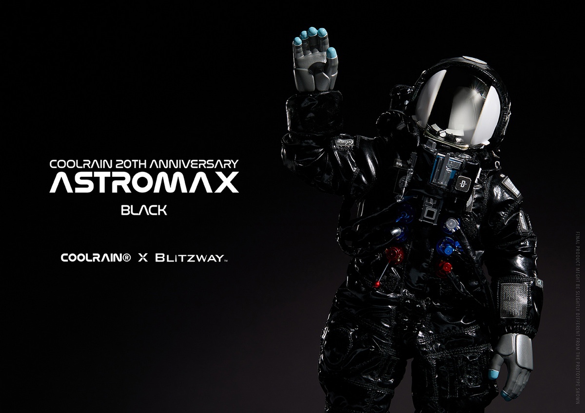 Coolrain - NEW PRODUCT: Coolrain x Blitzway - Astromax Astronaut [Black/White/Silver/Blue] 04210