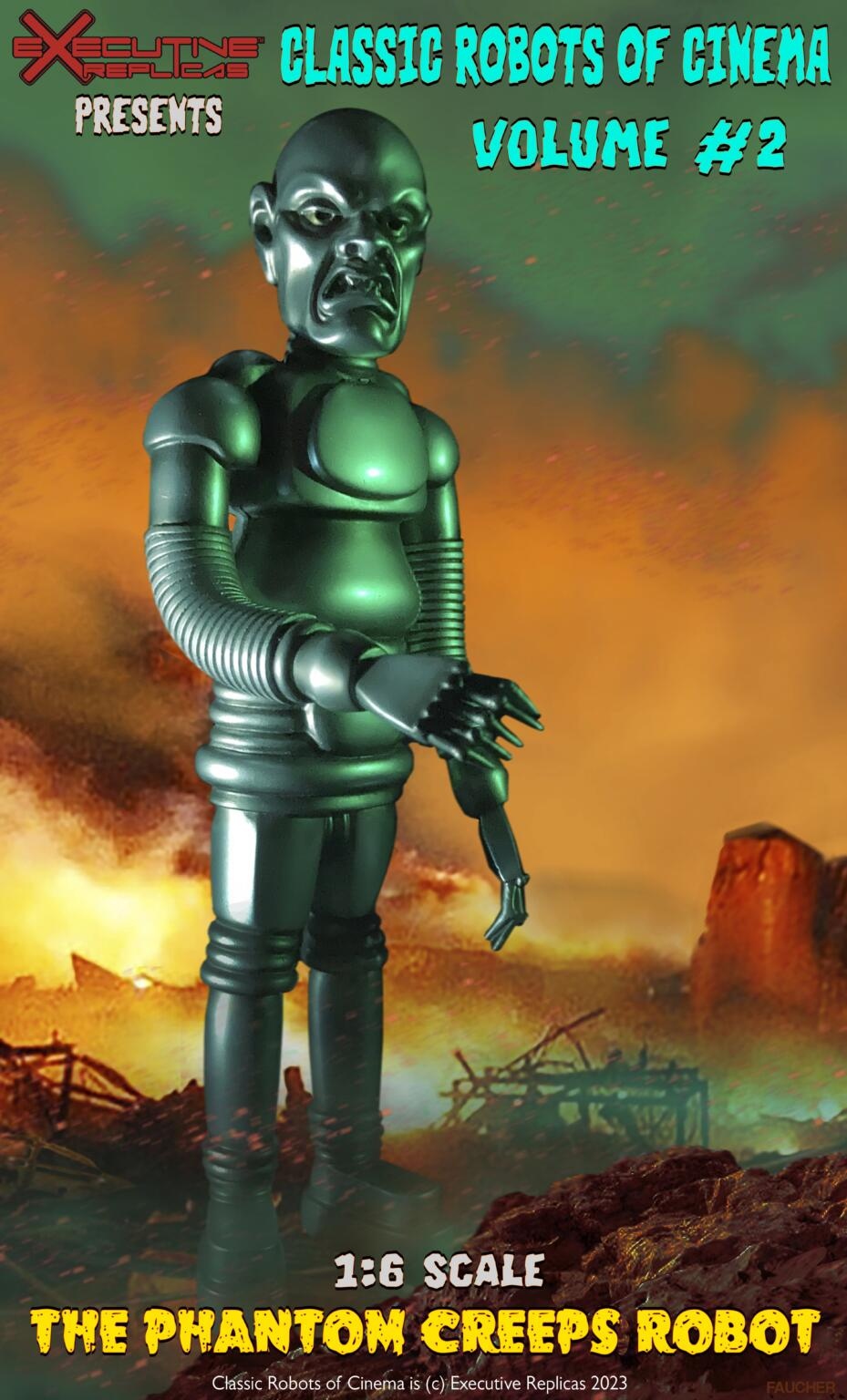 NEW PRODUCT: Executive Replicas - 1939 science fiction drama Phantom Soldier Robot [1/6 and 1/12 optional]  0465