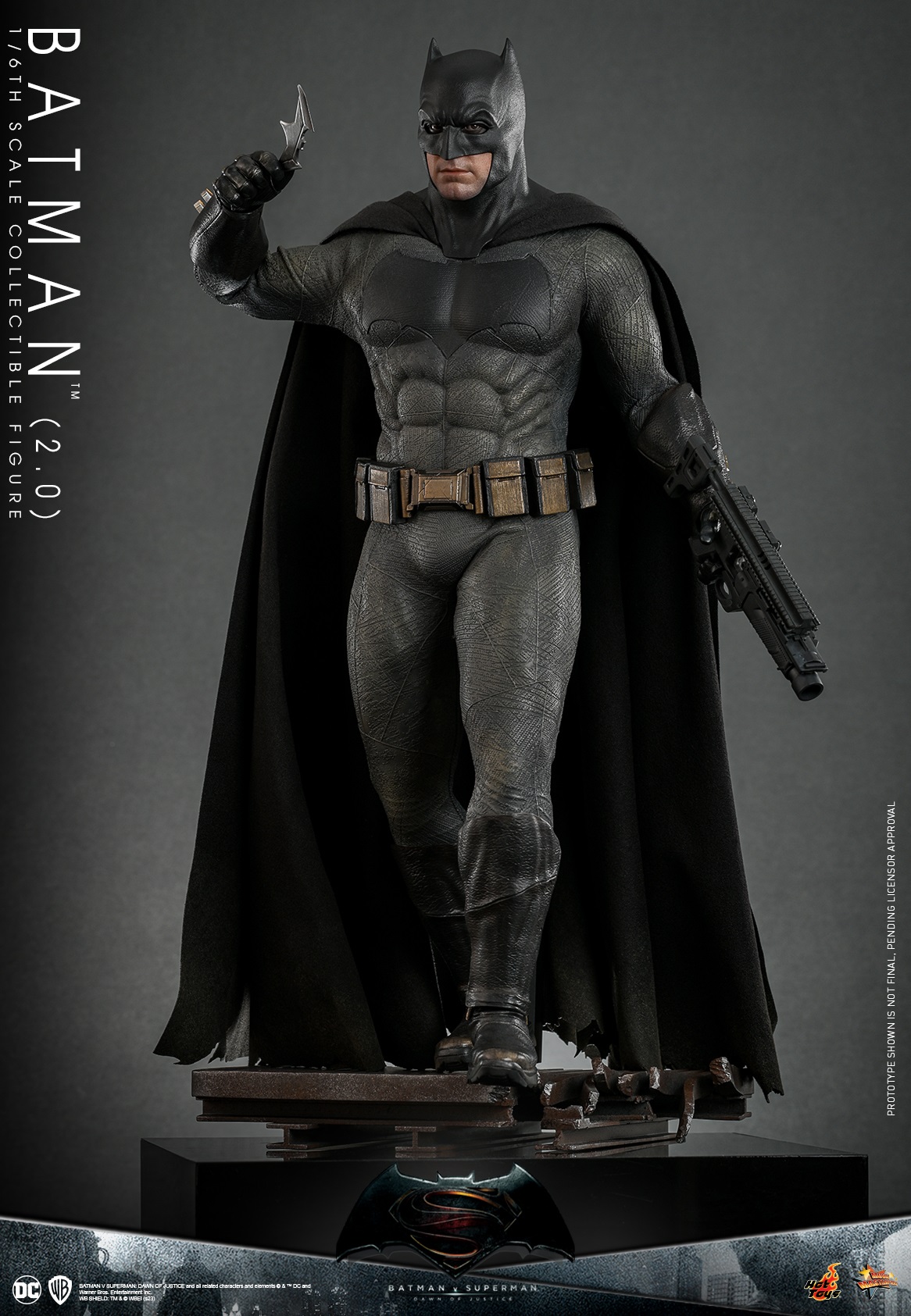 DC - NEW PRODUCT: HOT TOYS - "Batman v Superman: Dawn of Justice" - Batman 2.0 Deluxe Edition MMS732/Regular MMS731 0497