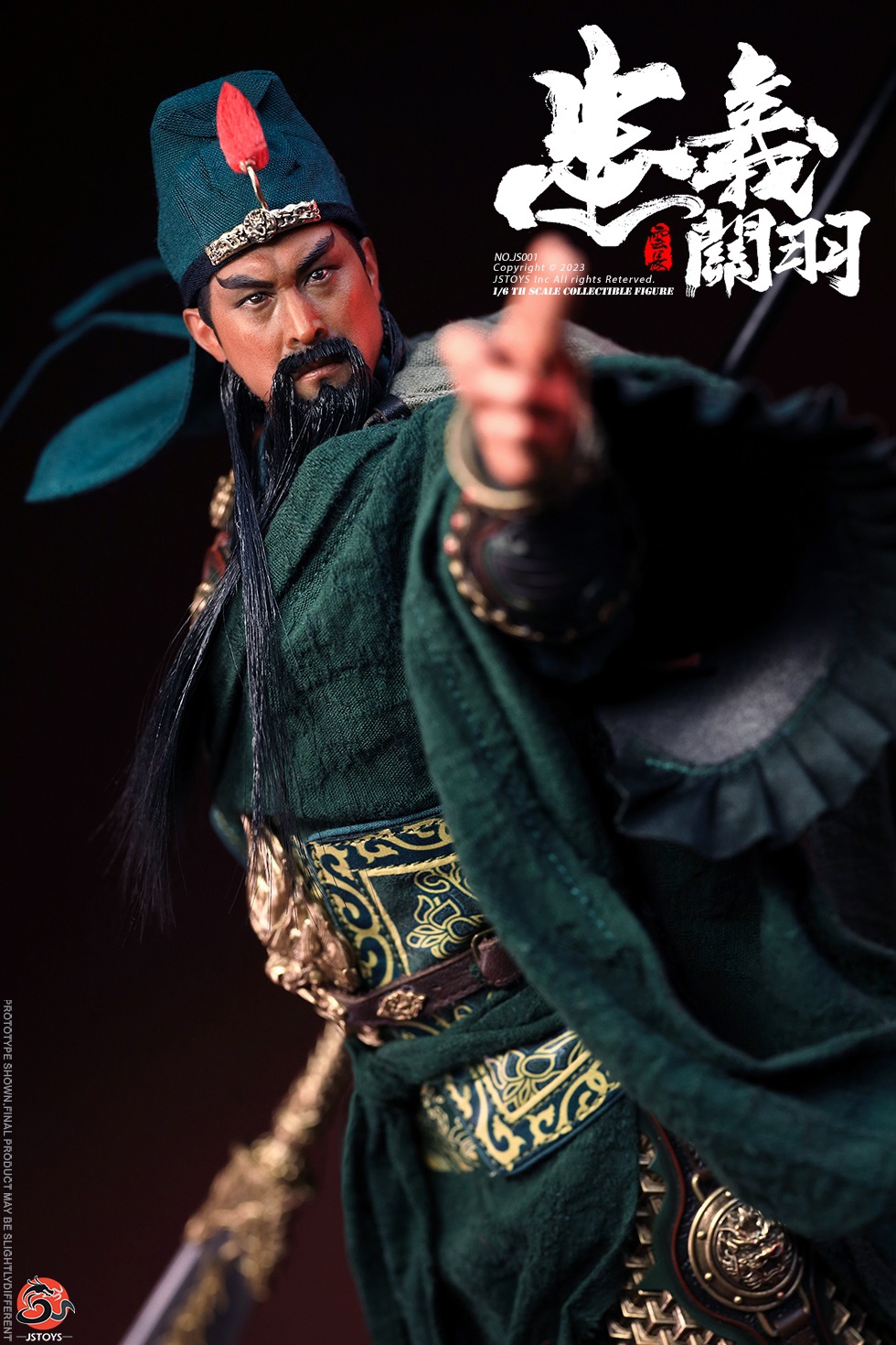 Jiasheng - NEW PRODUCT: Jiasheng JSTOYS - Three Kingdoms - Loyal & Righteous Guan Yu Yunchang (JS001/JS002) 05109