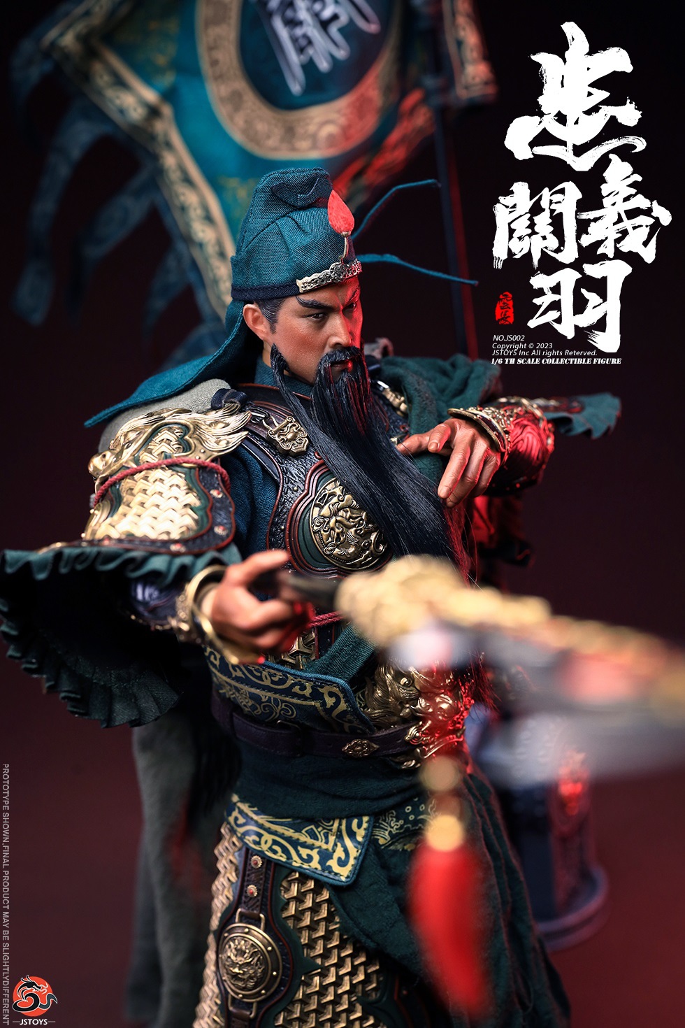 Jiasheng - NEW PRODUCT: Jiasheng JSTOYS - Three Kingdoms - Loyal & Righteous Guan Yu Yunchang (JS001/JS002) 06110