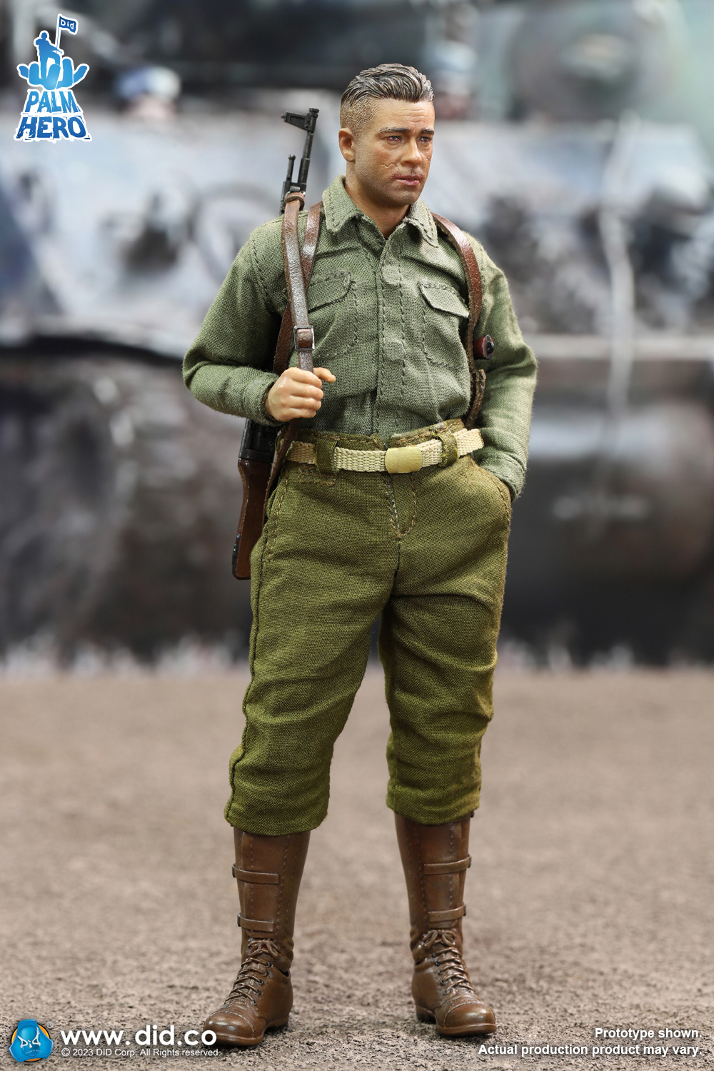 PalmHero - NEW PRODUCT: DID - 1/12 Pocket Hero Series Commander "Sherman" of the Second Armored Division of the US Army in World War II (#XA80019) 0616