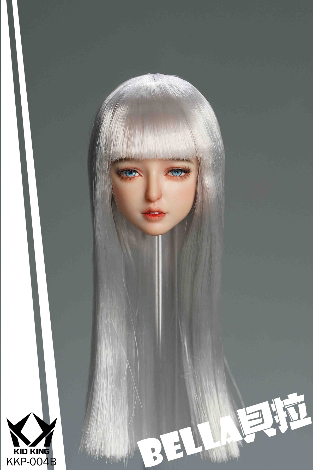 female - NEW PRODUCT: KID KING - BELLA-eyelash transplant head sculpt (#KKP004, ABCD) 09106