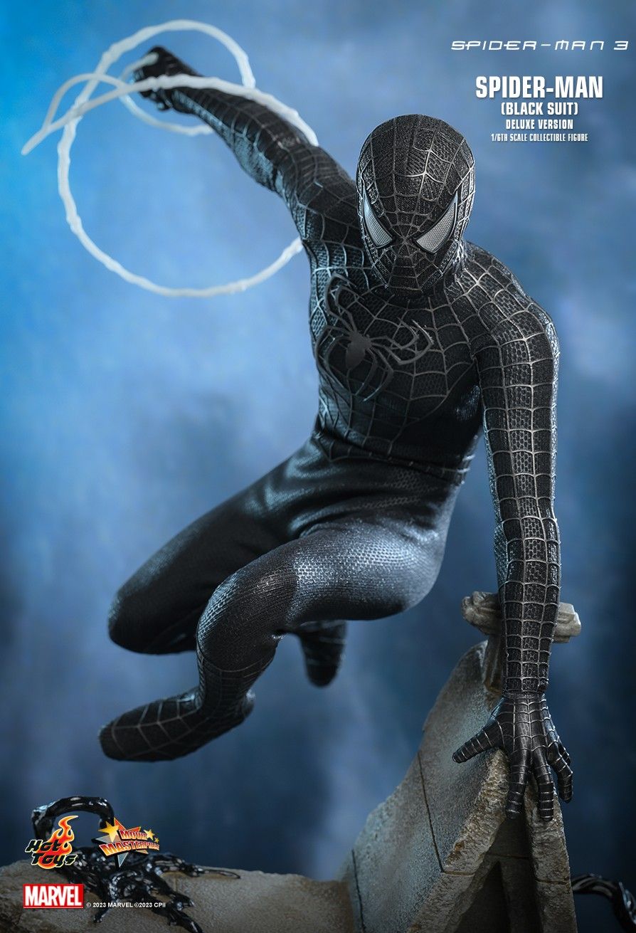 HotToys - NEW PRODUCT: HOT TOYS: SPIDER-MAN 3 SPIDER-MAN (BLACK SUIT) 1/6TH SCALE COLLECTIBLE FIGURE (STANDARD & DELUXE) 10100