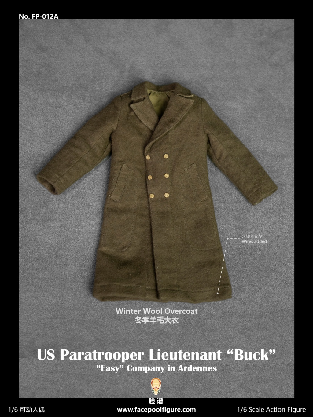 cableTV-based - NEW PRODUCT: Facepool: 1/6 Scale US Paratrooper Lieutenant “Buck” (FP012A & B) (2 versions) 10142910
