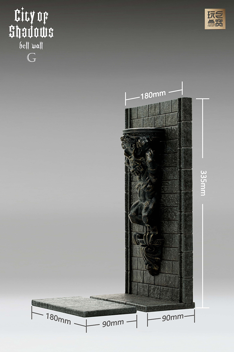 diorama - NEW PRODUCT: ToysNest - City of Shadows Series - Hell Wall/Dark Window [4 styles] 10223