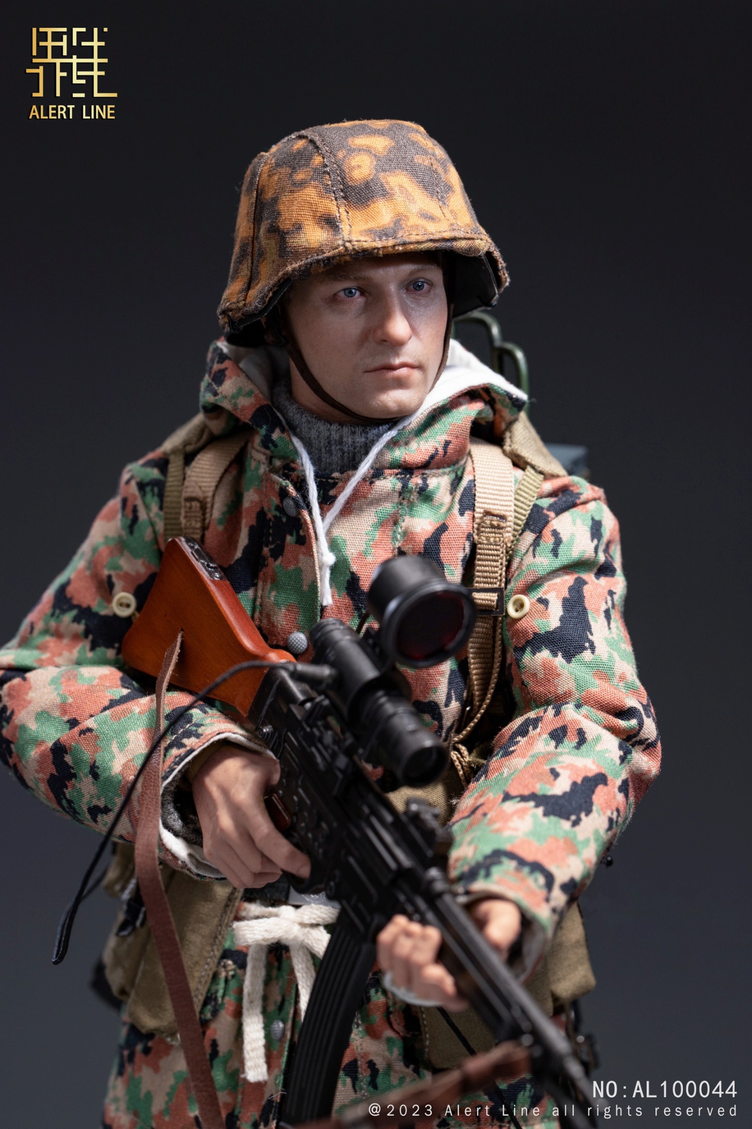 military - NEW PRODUCT: Boundary Play Model - World War II German Waffen SS Soldier (AL100044) 10254