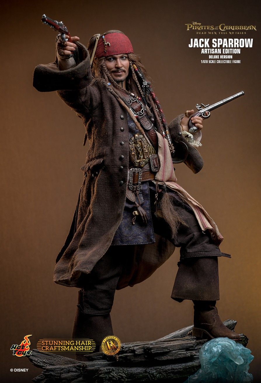 male - NEW PRODUCT: HOT TOYS: PIRATES OF THE CARIBBEAN: DEAD MEN TELL NO TALES JACK SPARROW (ARTISAN EDITION DELUXE VERSION) ARTISAN EDITION 1/6TH SCALE COLLECTIBLE FIGURE 10287