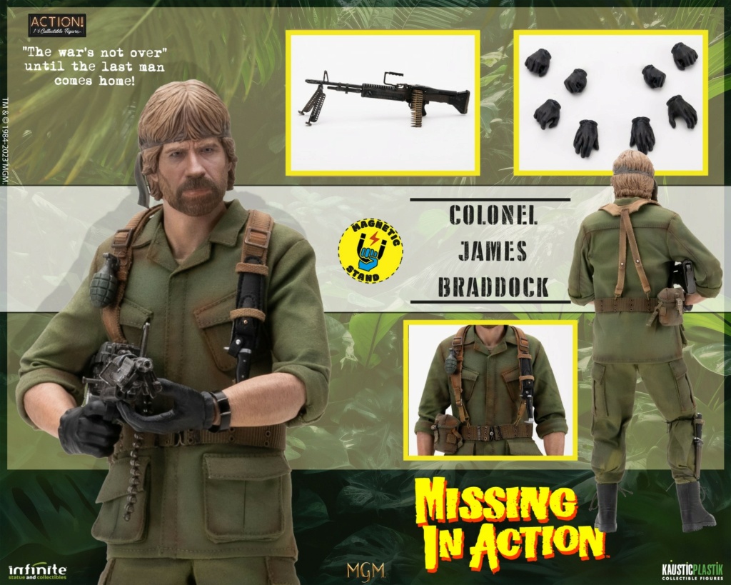 Movie - NEW PRODUCT: Infinite Statue & Kaustic Plastik: MISSING IN ACTION: COLONEL JAMES BRADDOCK 1/6 ACTION FIGURE 10394610