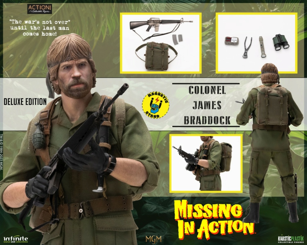 Movie - NEW PRODUCT: Infinite Statue & Kaustic Plastik: MISSING IN ACTION: COLONEL JAMES BRADDOCK 1/6 ACTION FIGURE 10515210