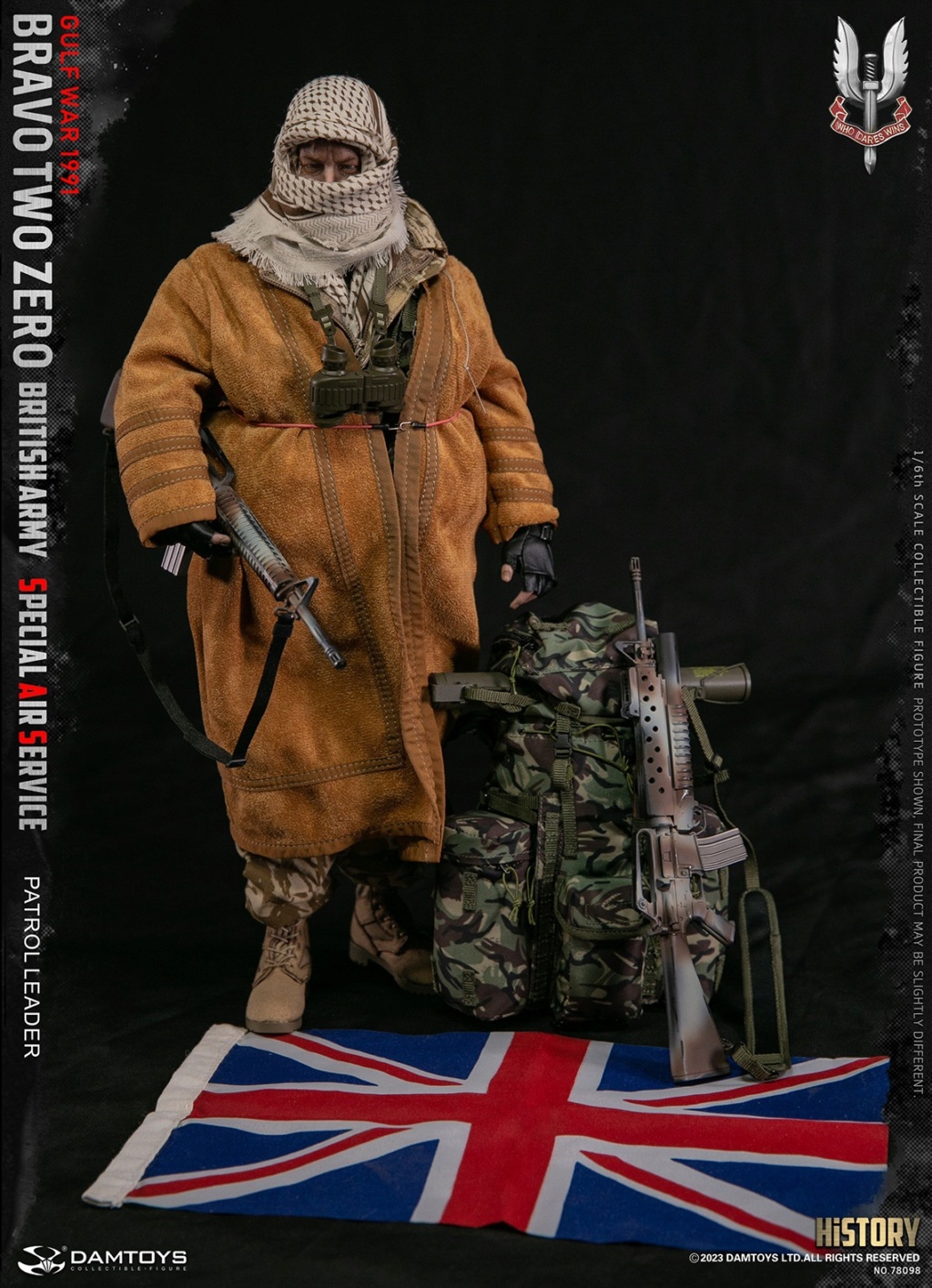 NEW PRODUCT: DAM Toys: 1/6 scale BRITISH ARMY SPECIAL AIR SERVICE (SAS) PATROL LEADER 10583210