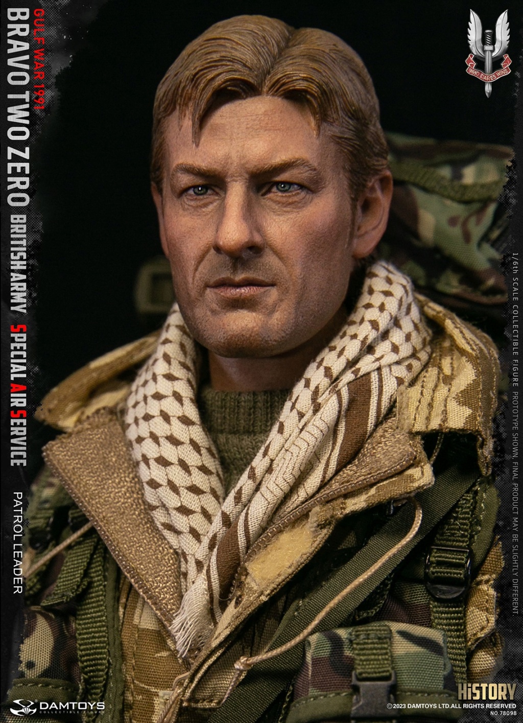 NEW PRODUCT: DAM Toys: 1/6 scale BRITISH ARMY SPECIAL AIR SERVICE (SAS) PATROL LEADER 10593010
