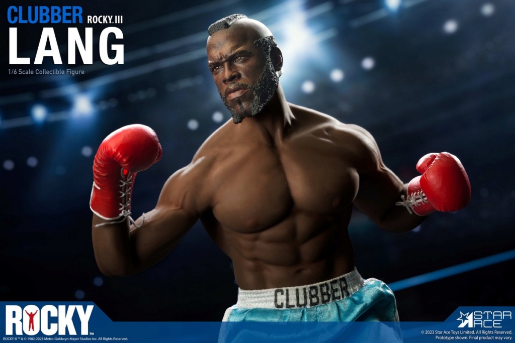 NEW PRODUCT: Star Ace Toys: 1/6 scale Rocky III: Clubber Lang action figure (standard & Deluxe) 11281010