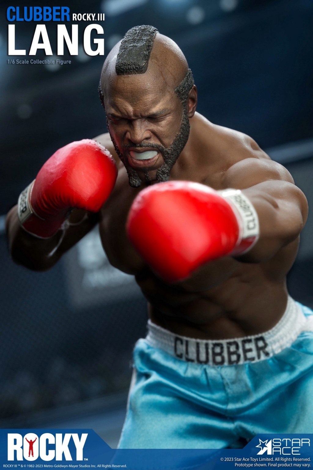 NEW PRODUCT: Star Ace Toys: 1/6 scale Rocky III: Clubber Lang action figure (standard & Deluxe) 11281410