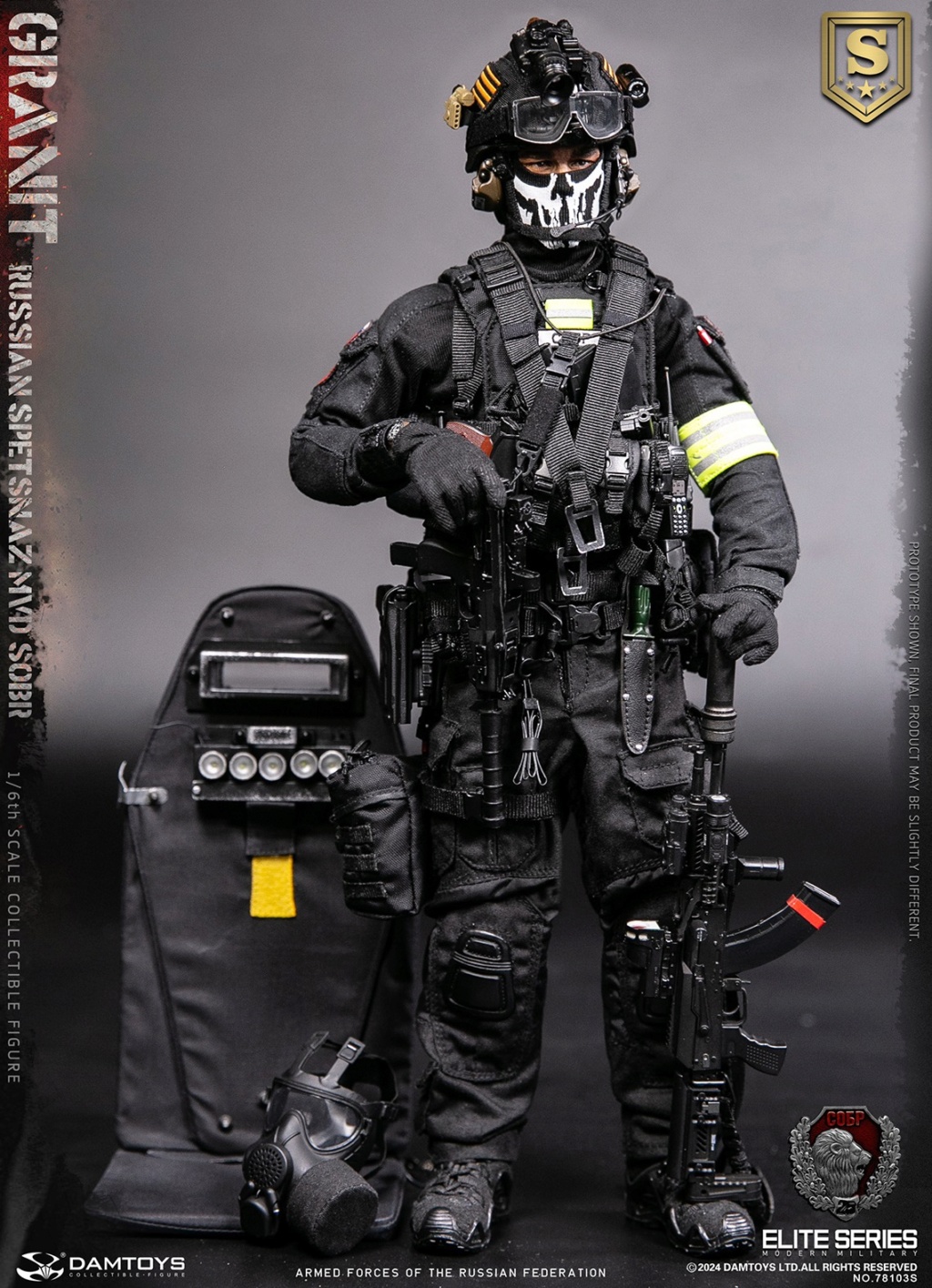 NEW PRODUCT: DAMTOYS: 1/6 Russian Federation Ministry of Internal Affairs MVD-Granite Special Response Team 78103S Special Edition/Elite Edition 11393010