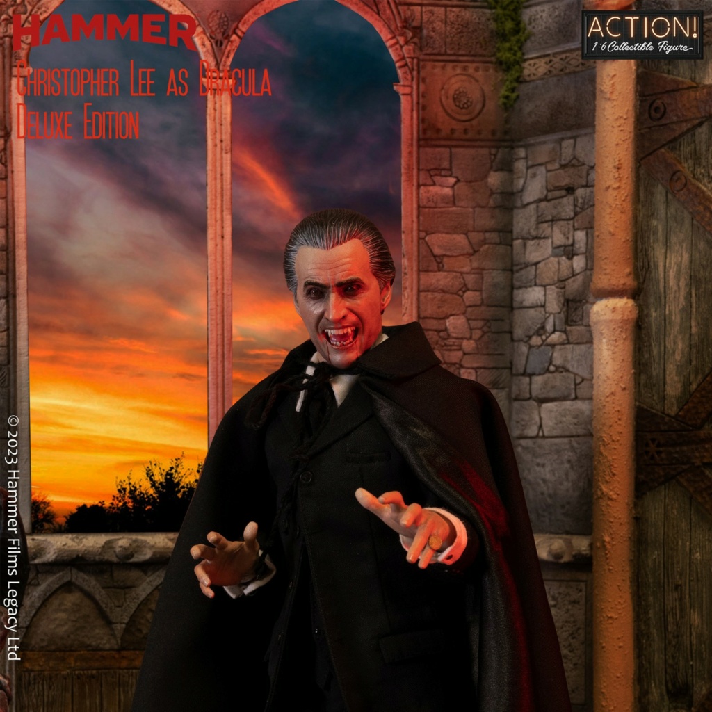 NEW PRODUCT: Kaustic Plastik & Infinite Statue: 1/6 scale Horror Of Dracula: Dracula & Van Helsing action figures 120