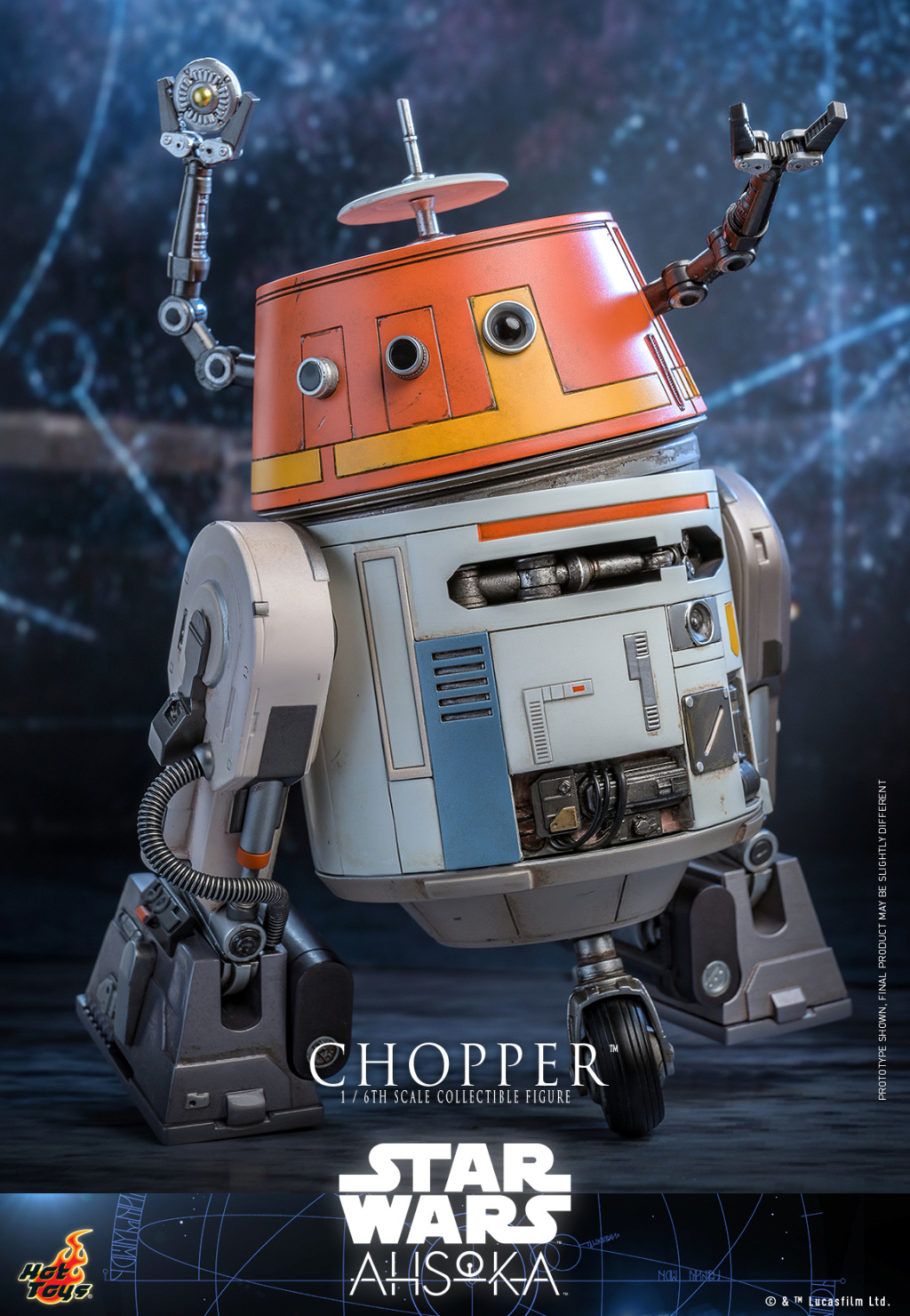HotToys - NEW PRODUCT: HOT TOYS: STAR WARS: AHSOKA™ CHOPPER™ 1/6TH SCALE COLLECTIBLE FIGURE 12100
