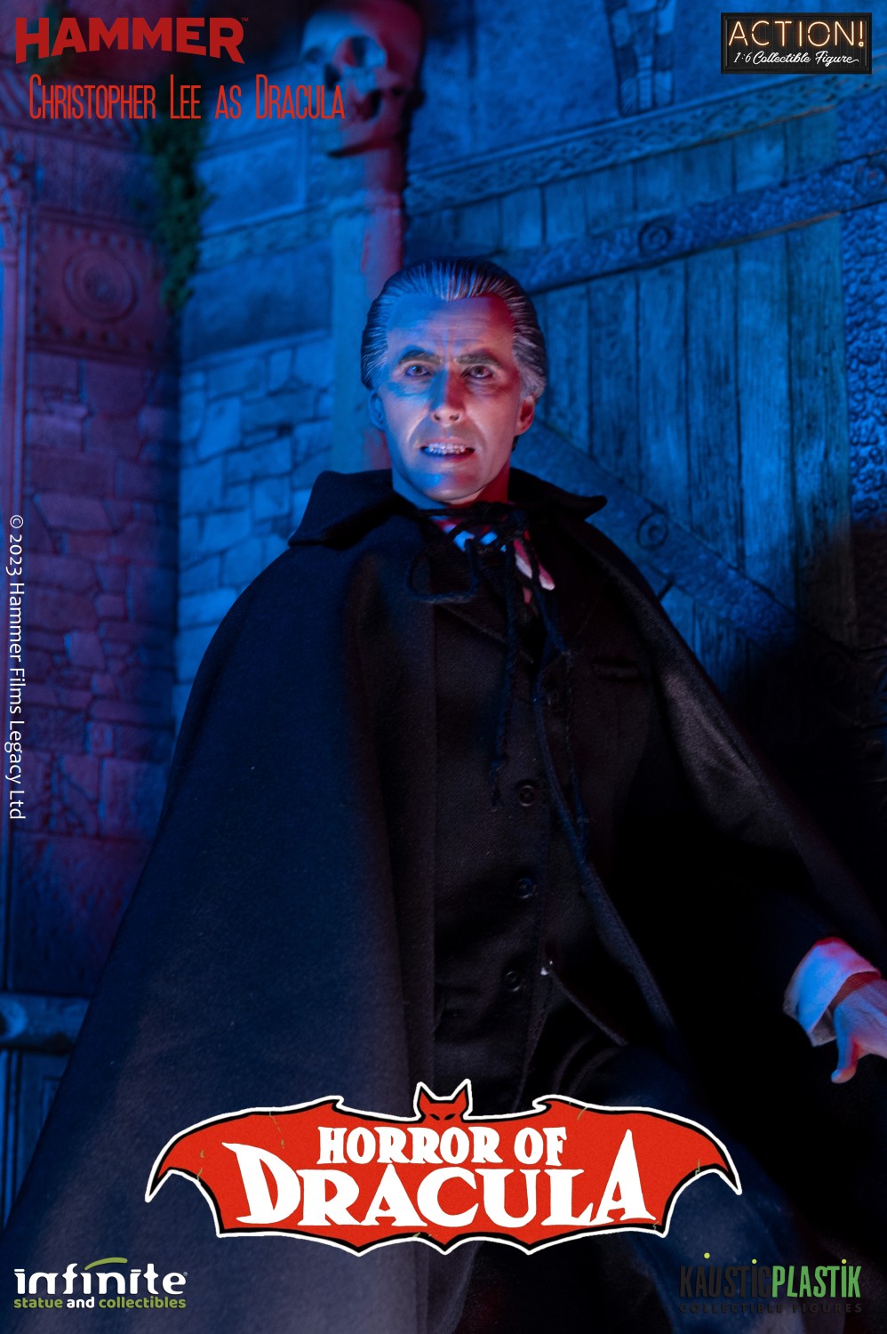 horror - NEW PRODUCT: Kaustic Plastik & Infinite Statue: 1/6 scale Horror Of Dracula: Dracula & Van Helsing action figures 1217