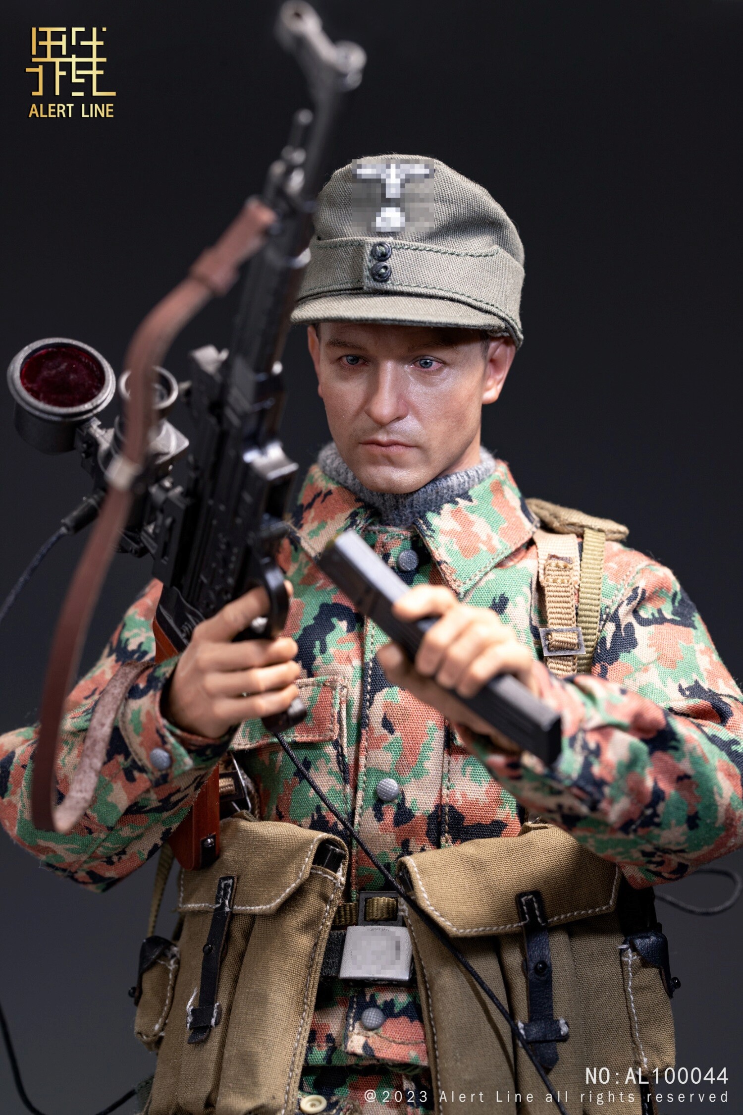 military - NEW PRODUCT: Boundary Play Model - World War II German Waffen SS Soldier (AL100044) 12236
