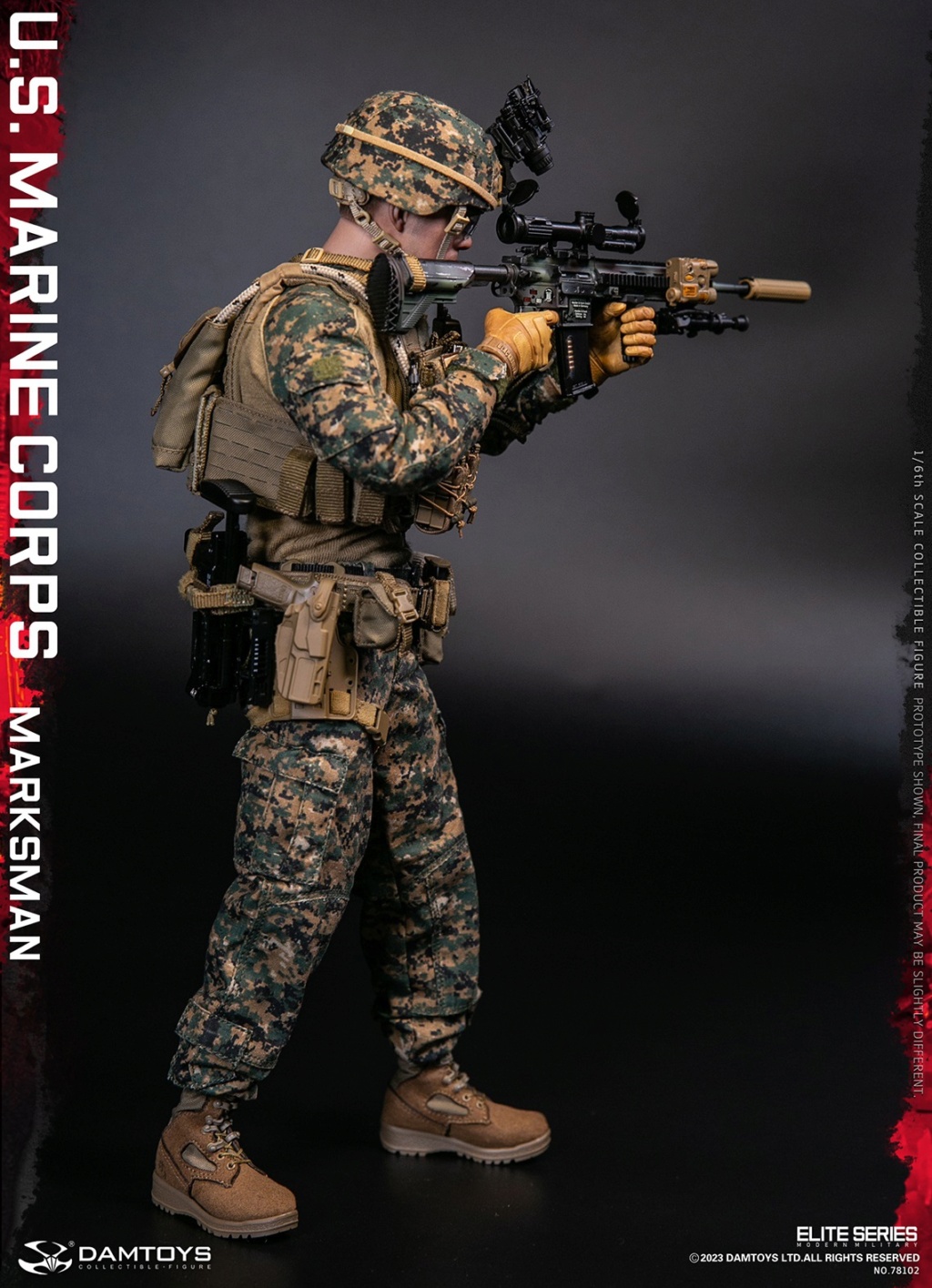 Marksman - NEW PRODUCT: DAMTOYS: 78102 1/6 Scale U.S. Marine Corps Marksman 12283410