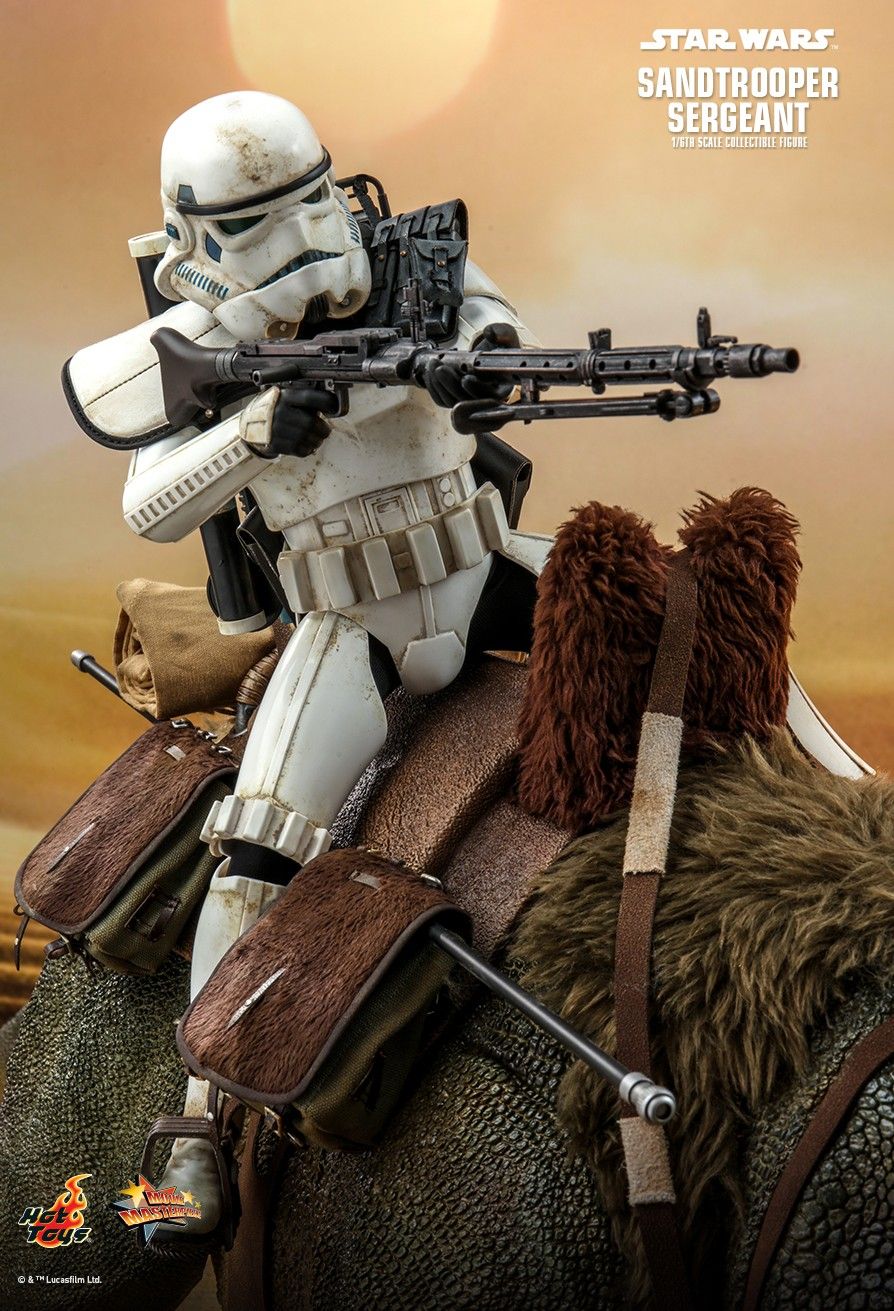 Sci-Fi - NEW PRODUCT: HOT TOYS: STAR WARS EPISODE IV : A NEW HOPE™ SANDTROOPER SERGEANT™ & DEWBACK™ 1/6TH SCALE COLLECTIBLE SET (& DIFFERENT OPTIONS OF SEPARATES) 1379