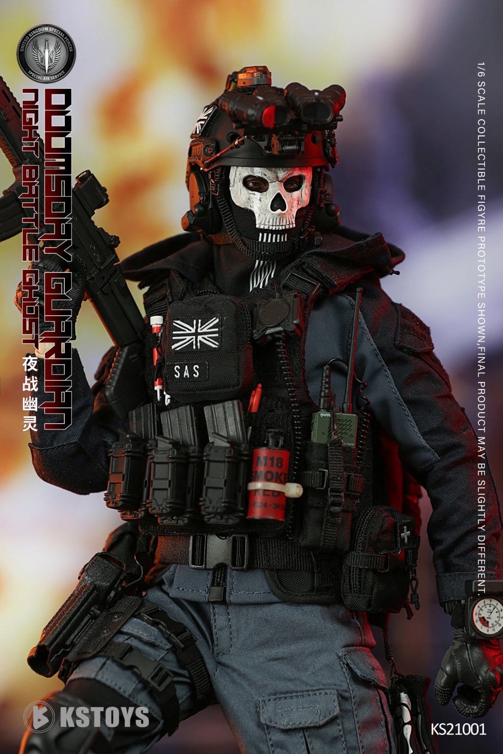 Videogame-based - NEW PRODUCT: KSTOYS: 1/6 Doomsday Guardian: Night Battle Ghost （KS21001） 14005710