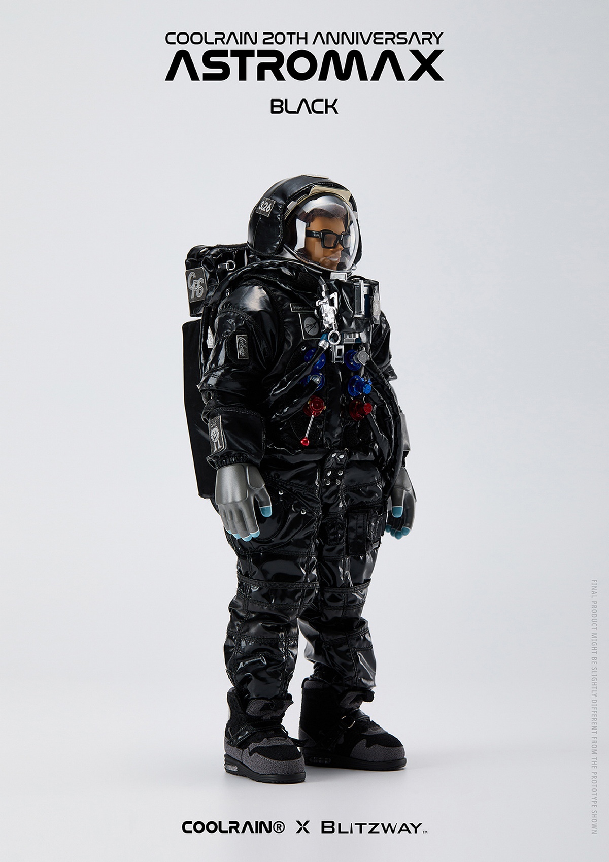 Coolrain - NEW PRODUCT: Coolrain x Blitzway - Astromax Astronaut [Black/White/Silver/Blue] 14228