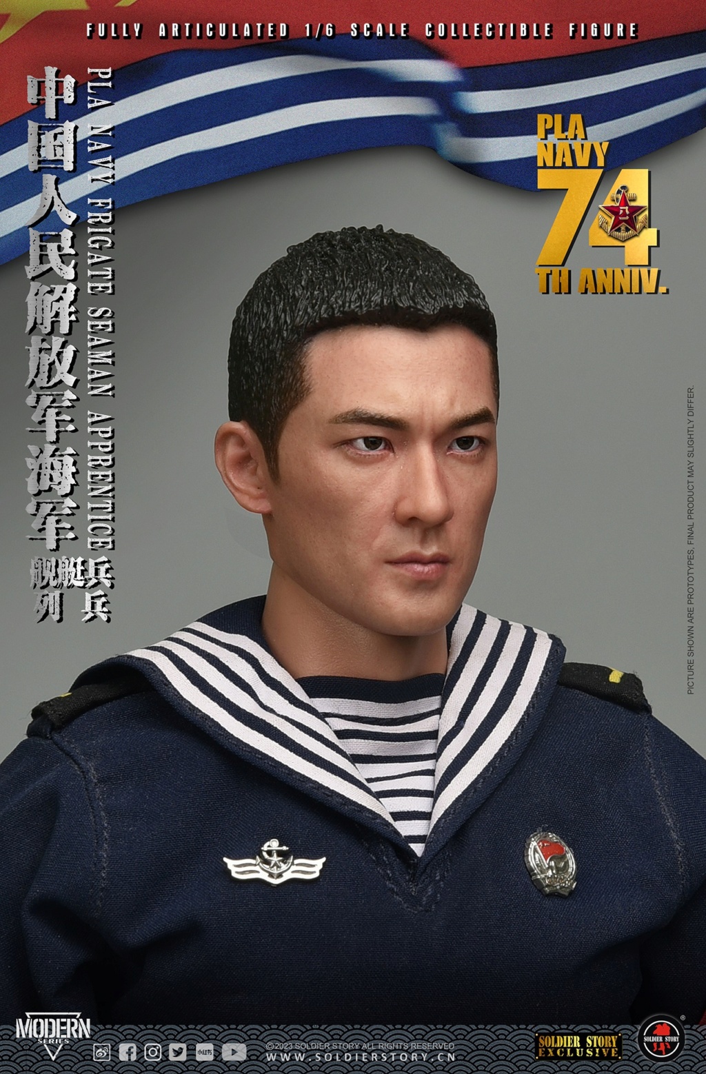 ChinesePeople - NEW PRODUCT: Soldier Story: 1/6 Chinese People's Liberation Army Navy Ship Patrol - 3 models in total #SS128/SS129/SS130 14235610