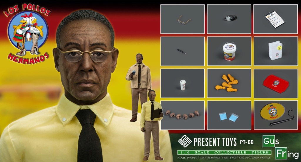 NEW PRODUCT: Present Toys: SP66 1/6 Scale Gus Fring 15085010