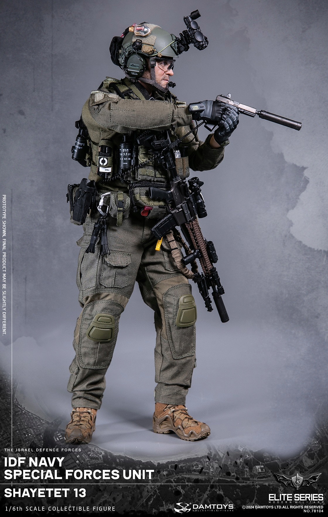 Soldier - NEW PRODUCT: DAMTOYS - Israeli IDF Naval Special Forces-13th Commando #78104 15200