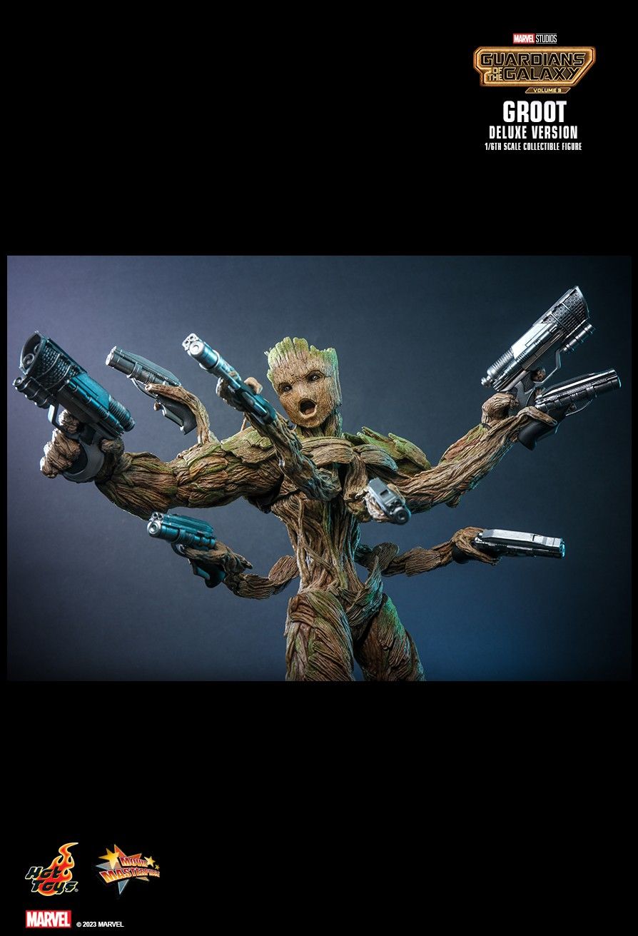 GuardiansoftheGalaxyVol - NEW PRODUCT: HOT TOYS: GUARDIANS OF THE GALAXY VOL. 3 GROOT 1/6TH SCALE COLLECTIBLE FIGURE (STANDARD & DELUXE) 1525