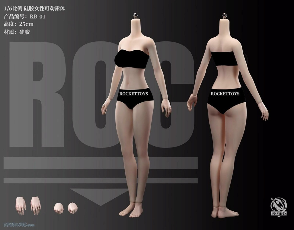 femalebody - NEW PRODUCT: Rocket Toys: ROC-006 1/6 Scale Hinata Hyuga & RB-01 1/6 Scale Seamless female figure body 16120232