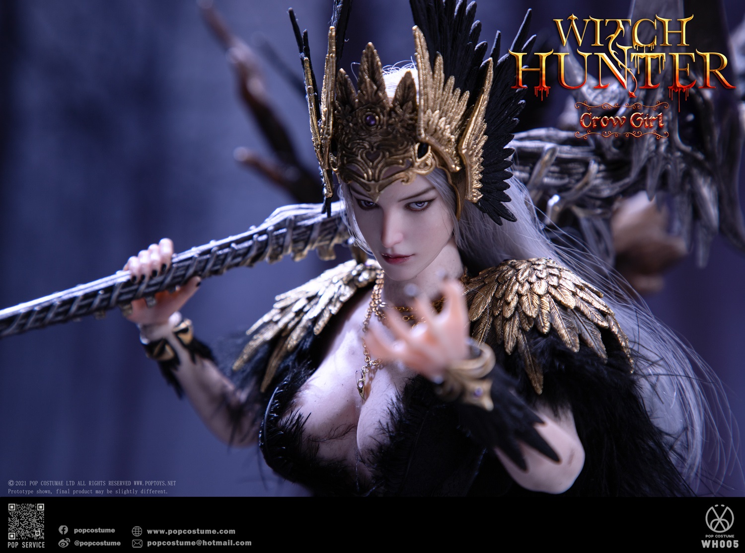 Fantasy - NEW PRODUCT: POP COSTUME - Witch Hunter Series - Crow Girl Standard/Deluxe (WH004/WH005) 16147