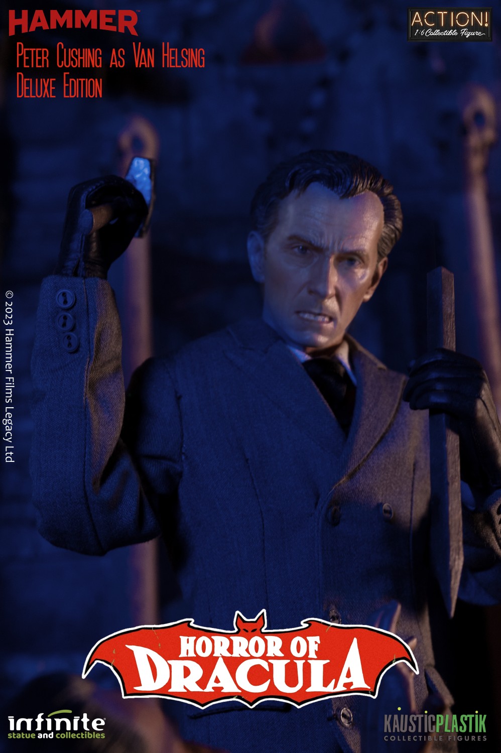 movie - NEW PRODUCT: Kaustic Plastik & Infinite Statue: 1/6 scale Horror Of Dracula: Dracula & Van Helsing action figures 1618