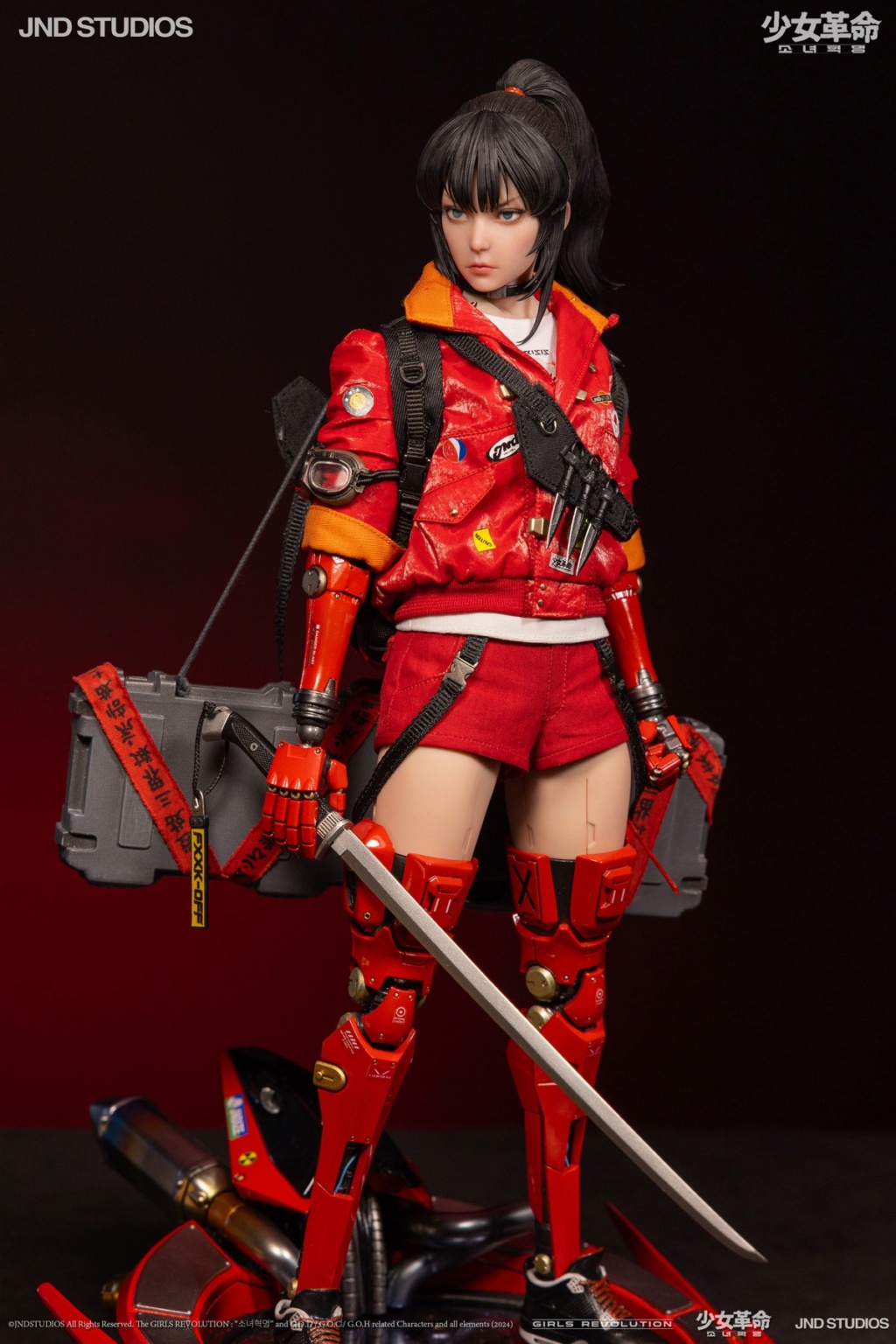 NEW PRODUCT: JND STUDIOS  1/6 Revolutionary Girls Series - Bounty Hunter Hikaru Action Figure (Collector's Edition/Regular Edition) 16382010