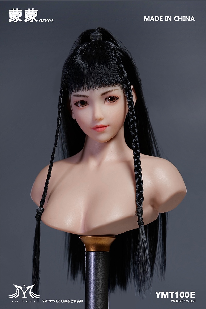 female - NEW PRODUCT: YMToys: 1/6 Asian moving eye female head sculpture Mongolian YMT100 17033613
